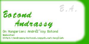 botond andrassy business card